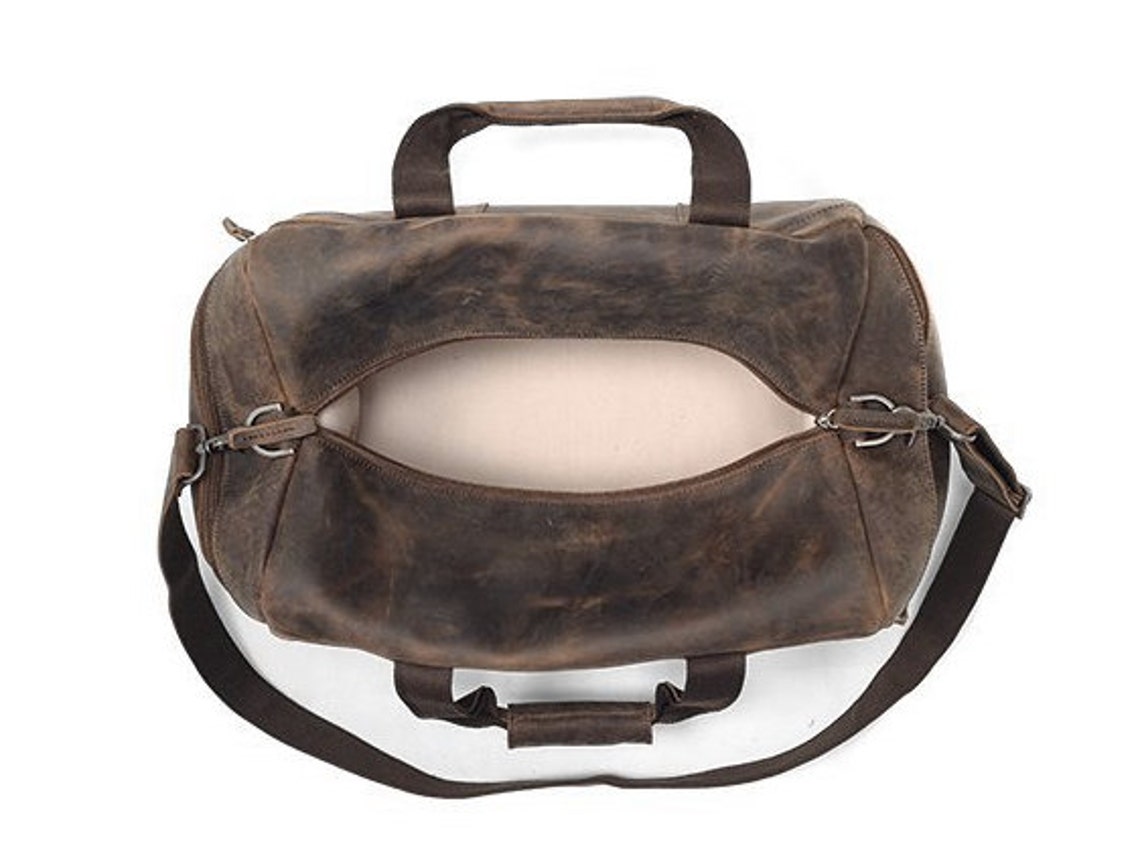 Handmade Buffalo Leather Gym Bag / Sports Bag / Duffel / Etsy