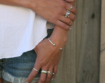 Silver Rock Cuff