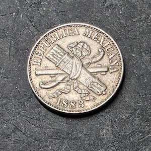1883 México 1 Centavo Moneda #2214