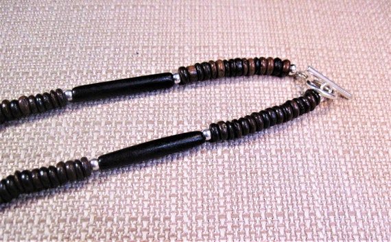Sterling Bone Hematite & Pearl Necklace, Gorgeous… - image 3
