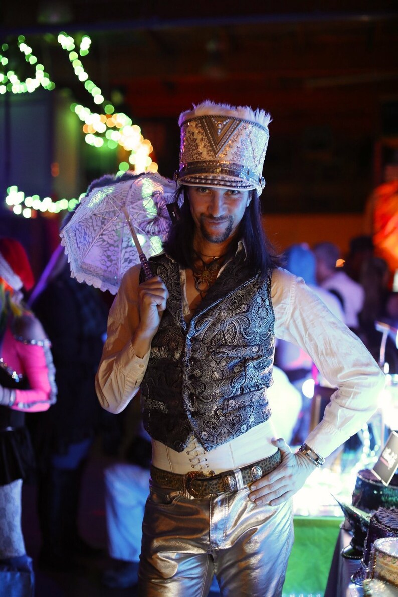 CUSTOM Marching Band Hat. Captain Hat. Festival Hat. Burning Man Hat