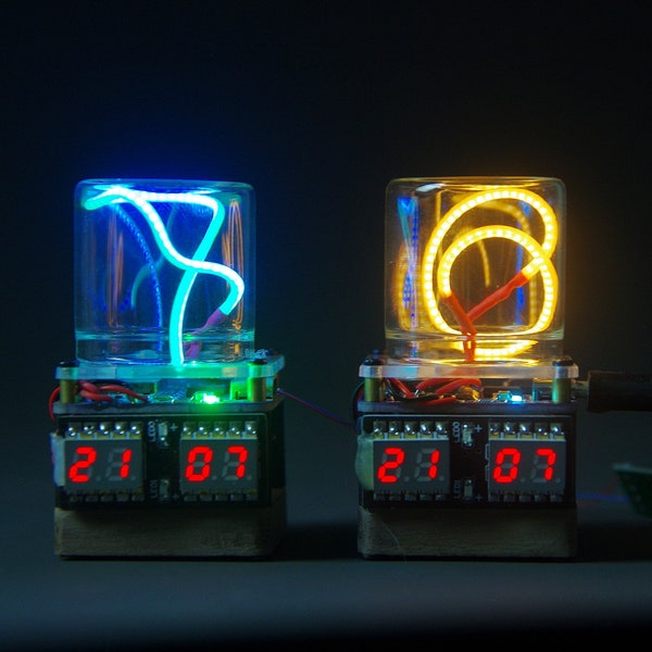 Tiny Digital Clock NTP Alarm Clock Light Magic desktop decoration