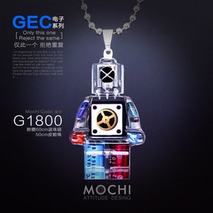 Cool Cyberpunk keychain Pendant geek toy Decoration