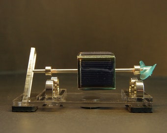 tiny Mendocino Motor Propeller type magnetic suspension solar toy Scientific physics Solar rotation