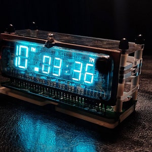 VFD Clock Digital Clock Vacuum fluorescent display Geek electronic DIY desktop decoration