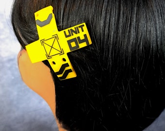 Cross Cyber Hair Clip