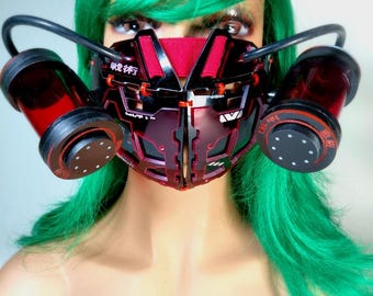 Cyber Gas Mask (Raven)