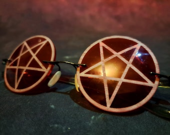 Pentagram Lense Glasses