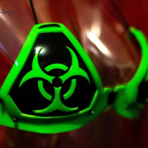 Cyber Girl Breast Plate V2 - Biohazard