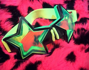 Custom Star Raver Y2K-bril - versie 1