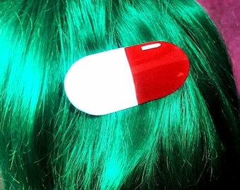 Mega Dose Pill Hair Clip