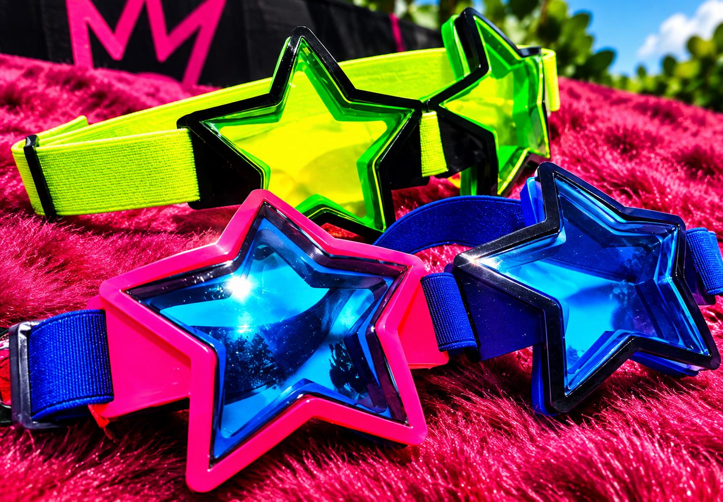 Custom Star Raver Y2K Goggles - Version 1 - Etsy Denmark