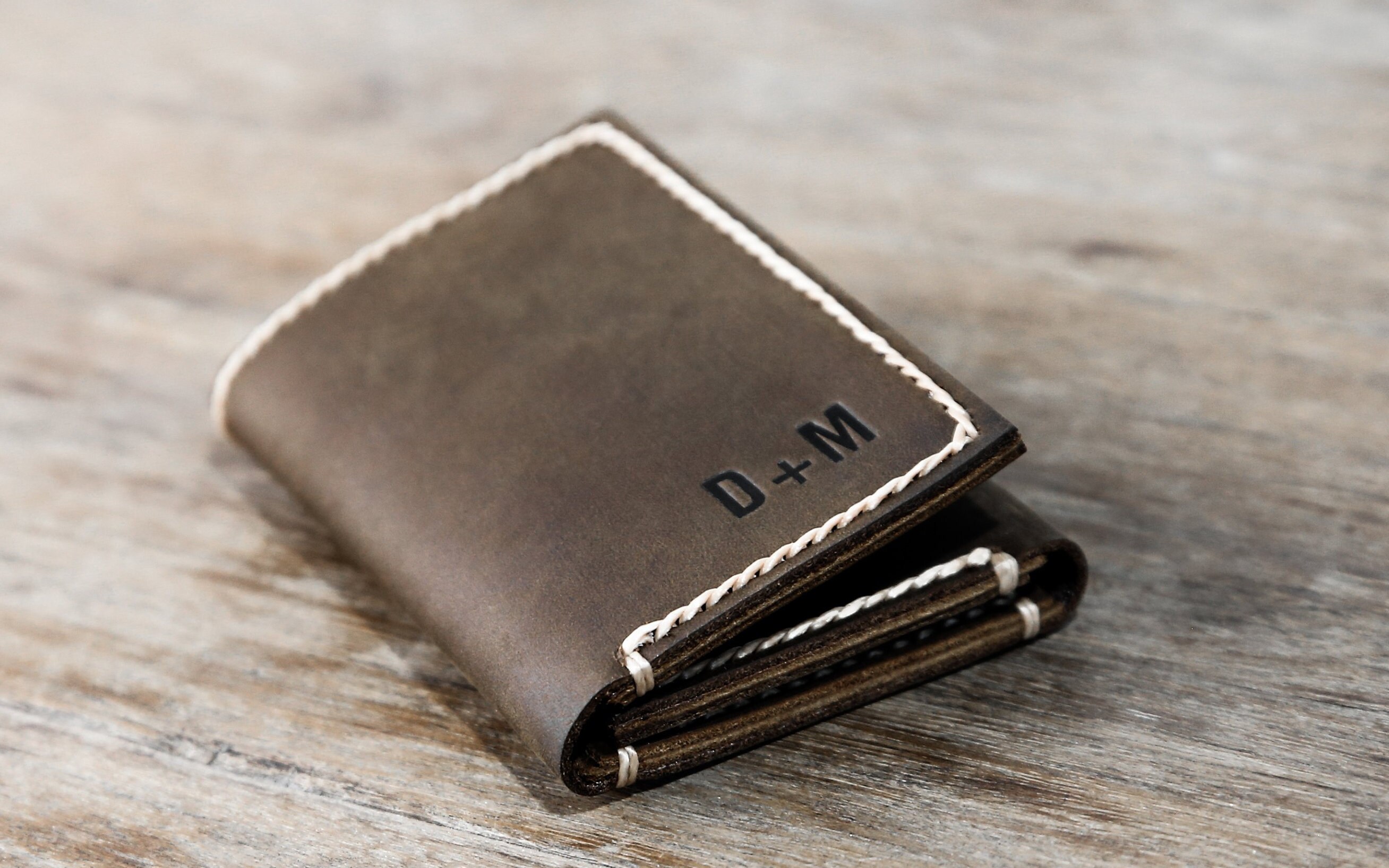 Mens Leather Trifold Wallet for Men Leather Trifold Wallet Etsy UK