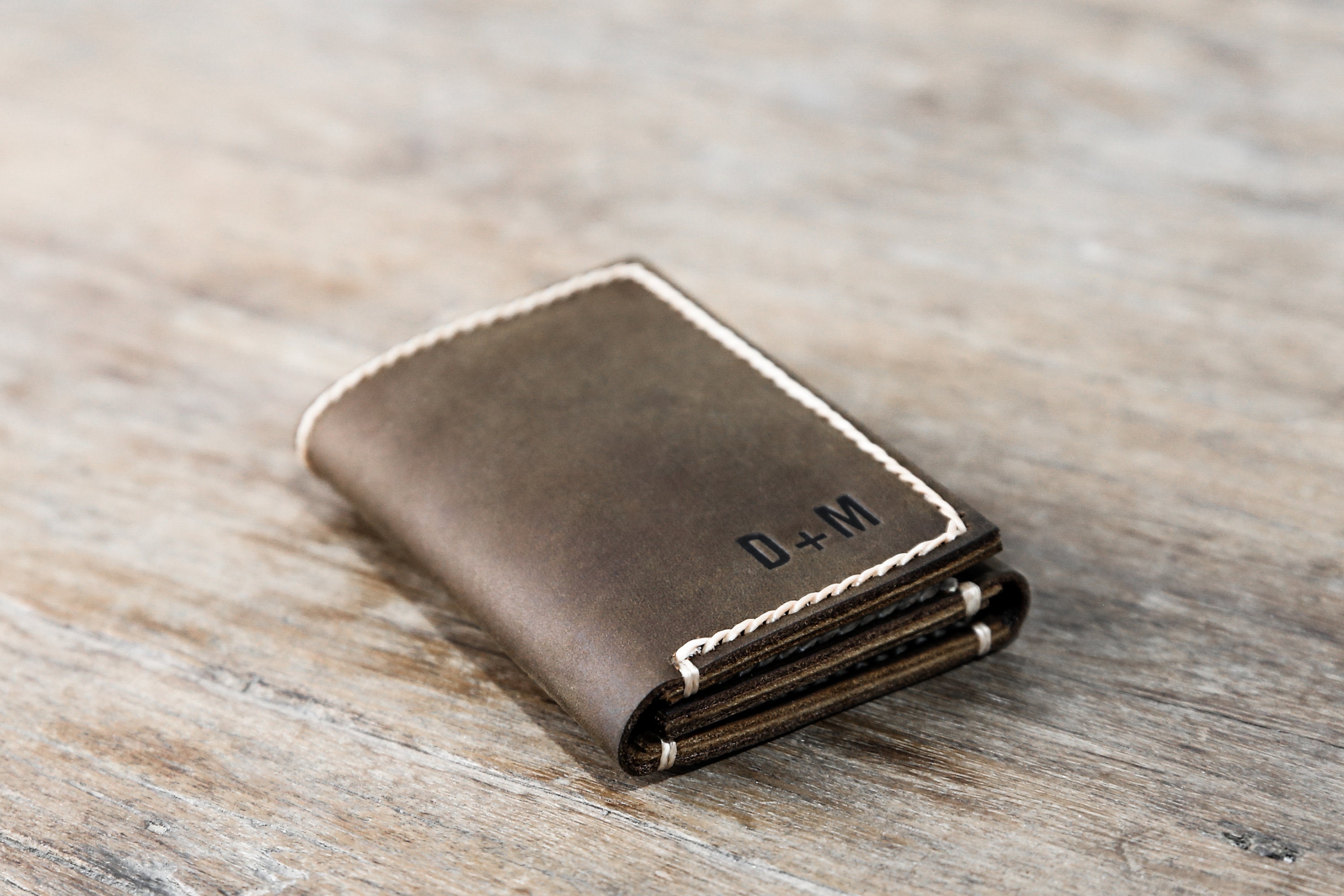 Mens Leather Trifold Wallet for Men Leather Trifold Wallet Etsy UK