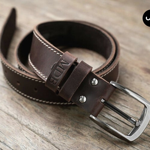 Mens Leather Belt the Manly Man's Belt 