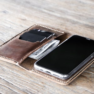 iPhone Leather Wallet Case, All iPhone Devices, Pick Your iPhone Device from the drop-down menu, Leather iPhone Case 055 image 4