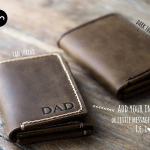 TRIFOLD WALLET, Mens Trifold Wallet, Mens Leather Trifold Wallet, Card Holder, Leather Billfold, Mens Wallet, Manly Man Trifold Wallet #029