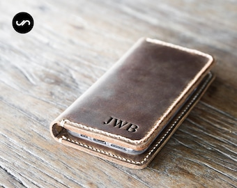 iPhone Leather Wallet Case, All iPhone Devices, Pick Your iPhone Device from the drop-down menu, Leather iPhone Case #055