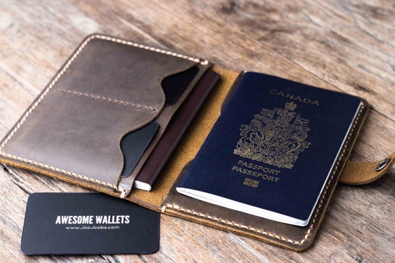 Passport Wallet, Leather Passport Wallet, Passport Holder, Travel Wallet, Passport  Case, Leather Passport Holder, Document Wallet 021S -  Canada