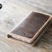 iPhone Wallet Case, PERSONALIZED Leather iPhone Case, Leather iPhone Case, Gifts, Personalized iPhone -- PICK your iPhone below #055 