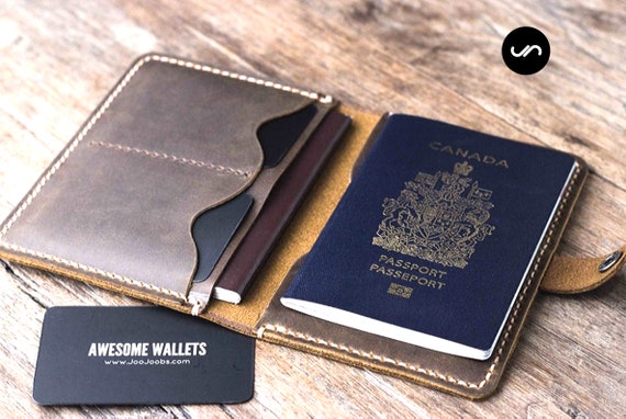 Passport Wallet, Leather Passport Wallet, Passport Holder, Travel