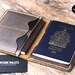 Passport Wallet, Leather Passport Wallet, Passport Holder, travel wallet, passport case, leather passport holder, document wallet #021S 