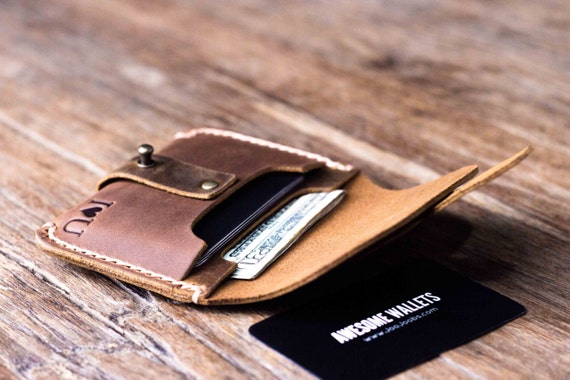 Handmade Leather Wallets, Rugged Rustic Reliable