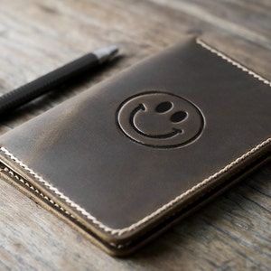 Refillable Personalized Leather Journal - Custom Leather Notebook Sketchbook Handmade Full Grain Leather Add Your Monogram - On Sale! #072