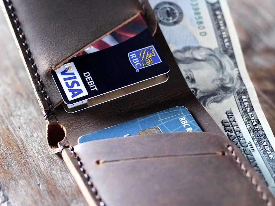 Minimalist Wallet Gift Ideas for Men Leather Wallet Etsy UK