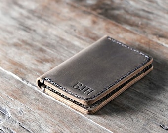 Handmade Leather Wallet Uniquely Crafted and Personalized by JooJoobs #051