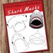 Printable Shark Masks | Halloween Masks | Colorable Masks | Shark Party ...