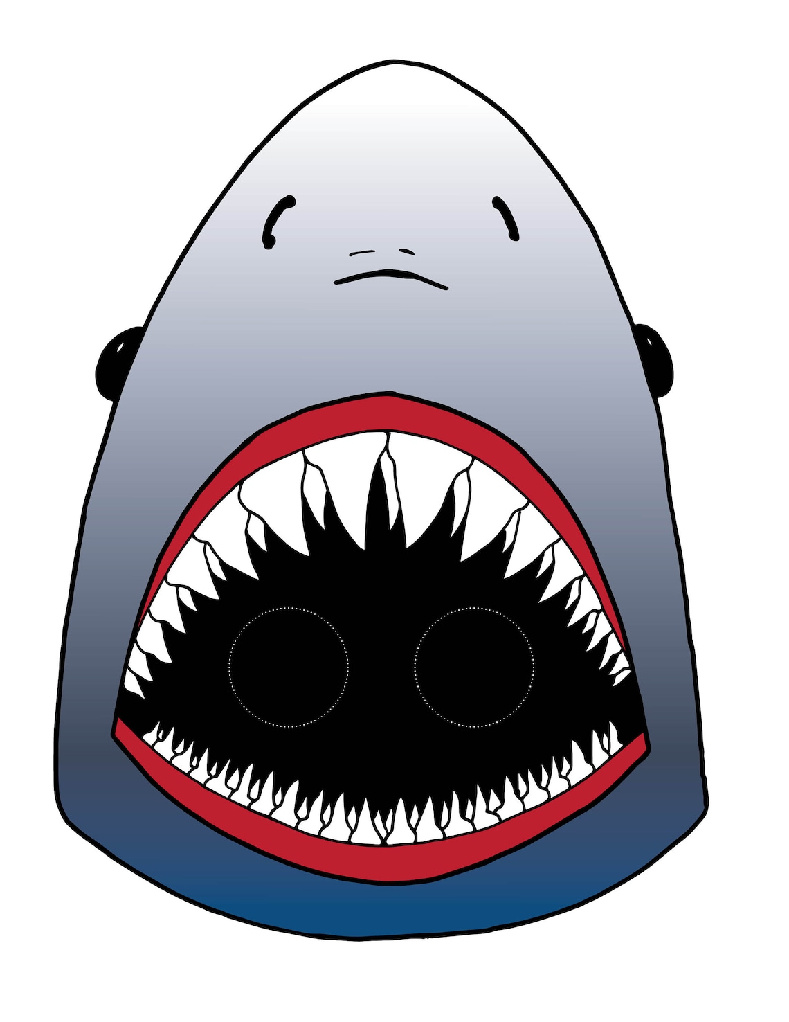 Printable Shark Masks Halloween Masks Colorable Masks Etsy Australia