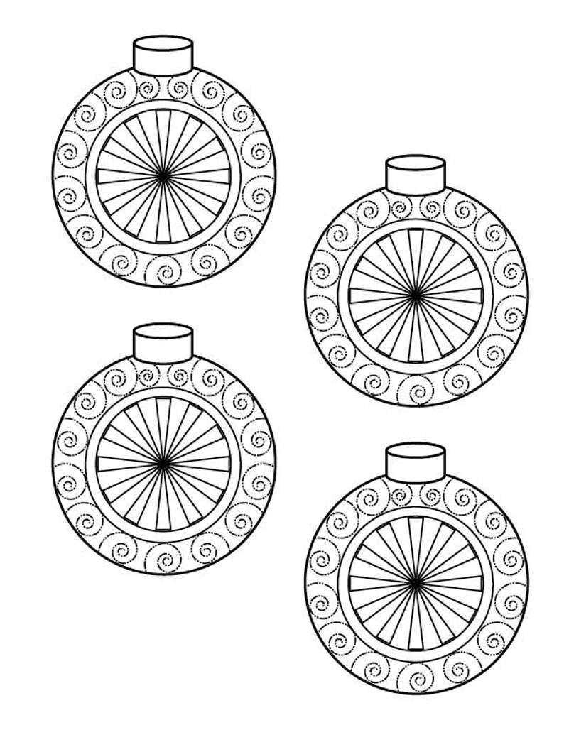 Paper Christmas Ornament Set Printable 3D Christmas Ornament Etsy
