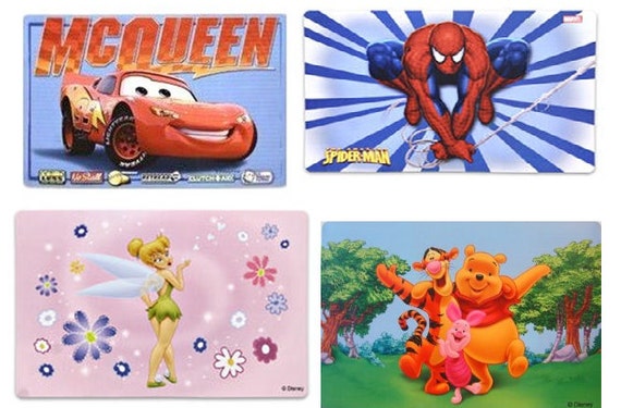 Disney Placemats Placemats For Kids | Etsy
