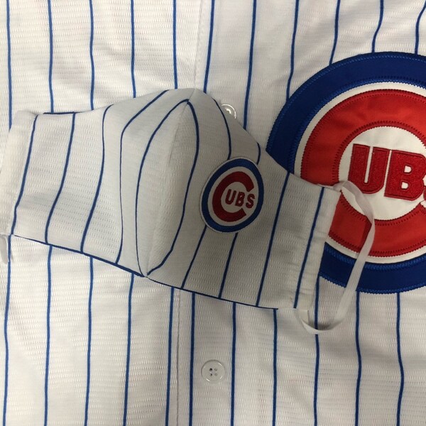 Chicago Cubs Face Mask               Handmade! Holy Cow!