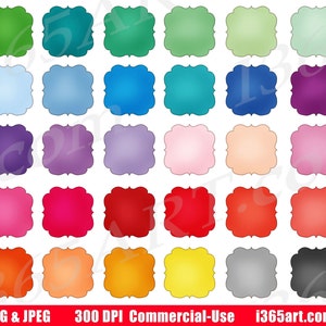 May include: Set of 24 colourful digital frames with a gradient effect. Each frame has a decorative border and is perfect for adding a touch of colour to your designs.