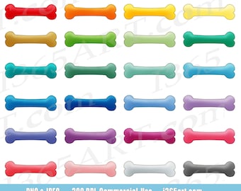 dog bone drawing color
