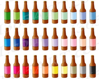 Buy 3 get 1 Free Beer Clipart, Beer Bottle Clip Art, Root Beer Bottles, Soda Pop, Beer Party, Bottled Drinks, Planner Graphics, PNG