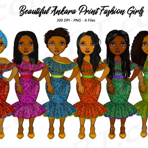 African Woman Clipart, black queen png, Ankara Clip art, African American, Black Girl, Black Woman, Natural Hair, Fashion Girl Clipart
