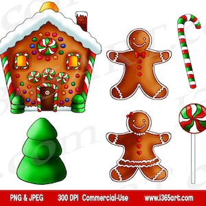 Domek z piernika Clipart, Piernikowy Clip Art, Grafika, Piernikowy Mężczyzna i Kobieta, Boże Narodzenie Clipart, Piernikowy Chleb, PNG JPEG, Pobierz