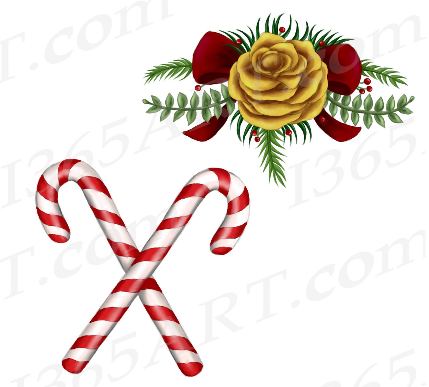 Christmas Candy Clipart (1835406)