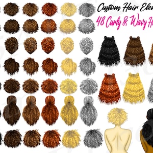 Curly hairstyles clipart, Hairstyles, Curly and Wavy Hairstyles, Women&#39;s hair, Best Friends Clipart, African American Hairstyles, Black Hair