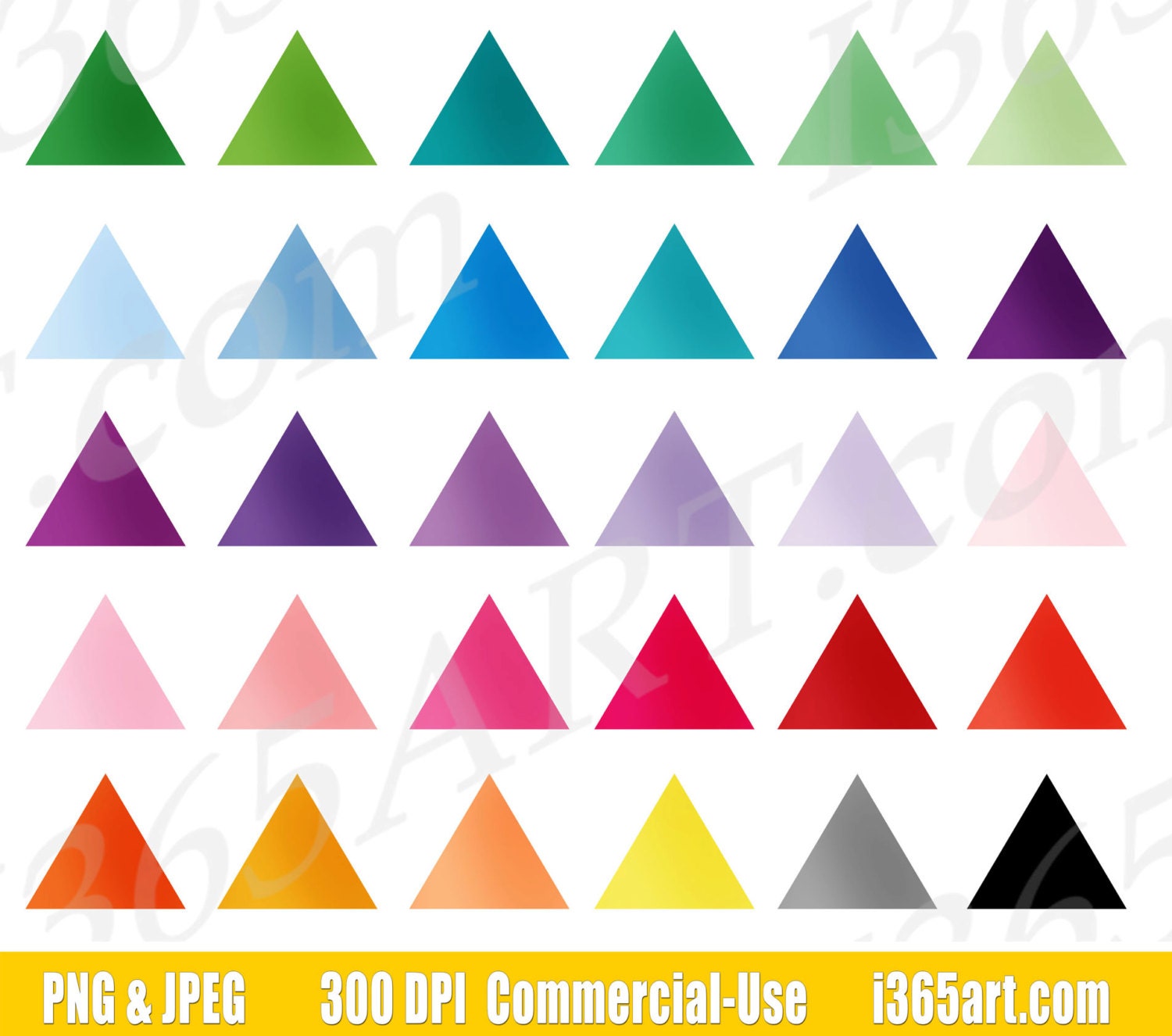 Triangle Clipart Triangle Flag Clip Art Triangle Flags Etsy Ireland