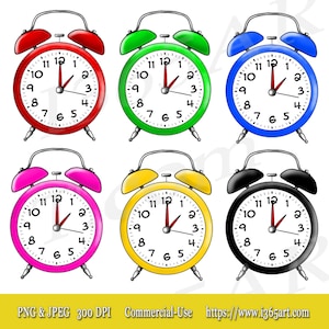 Uhr Clipart, Wanduhr Clip Art Büro Schule Vintage Antik Retro Schreibtisch  Klassenzimmer Niedlich Digital Grafik Design Klein Kommerzielle Nutzung -   Österreich