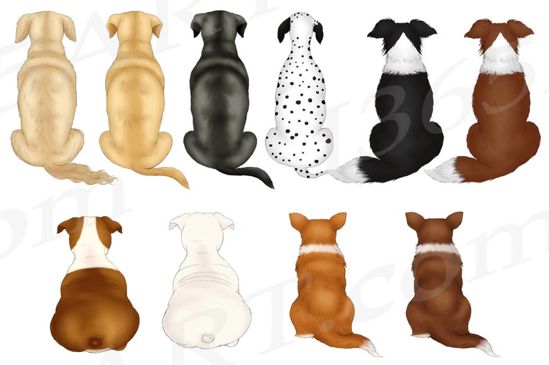 Dog Best Friends clipart