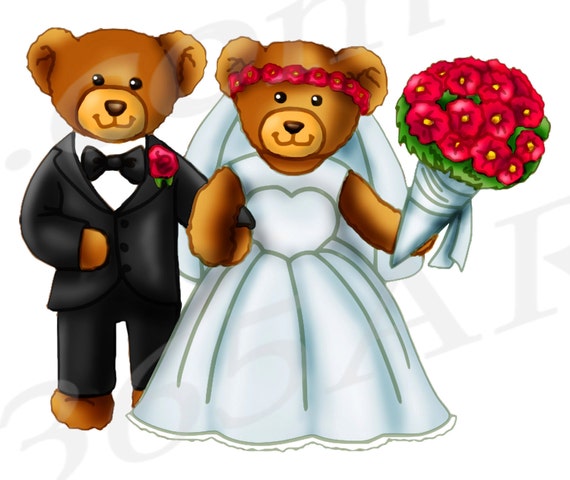 wedding teddy