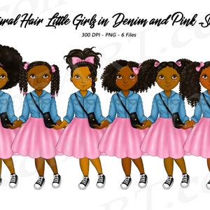 Little Black Girl Clipart