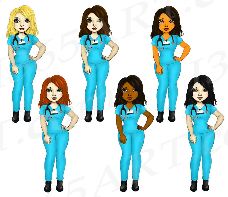 Chibi Nurse Clipart