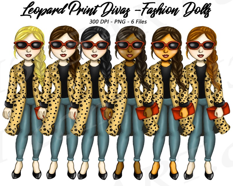 Comprar 3 Obtener 1 Leopardo gratis imprimir Divas Clipart, Otoño Chica Clipart, Otoño Chica, Curvy Chica, Moda Chica Clipart, Chica Bonita, Afroamericano imagen 1