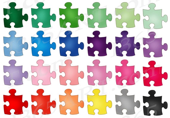 Buy 3 Get 1 Free Puzzle Piece Clipart, Jigsaw Clip Art, Board Games, Autism  Awareness, Kids Games, Invitation, Scrapbooking, PNG, Commercial -   Canada